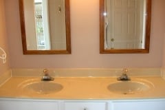 Double Sink and Countertop Refinish in Nashville TN - Before